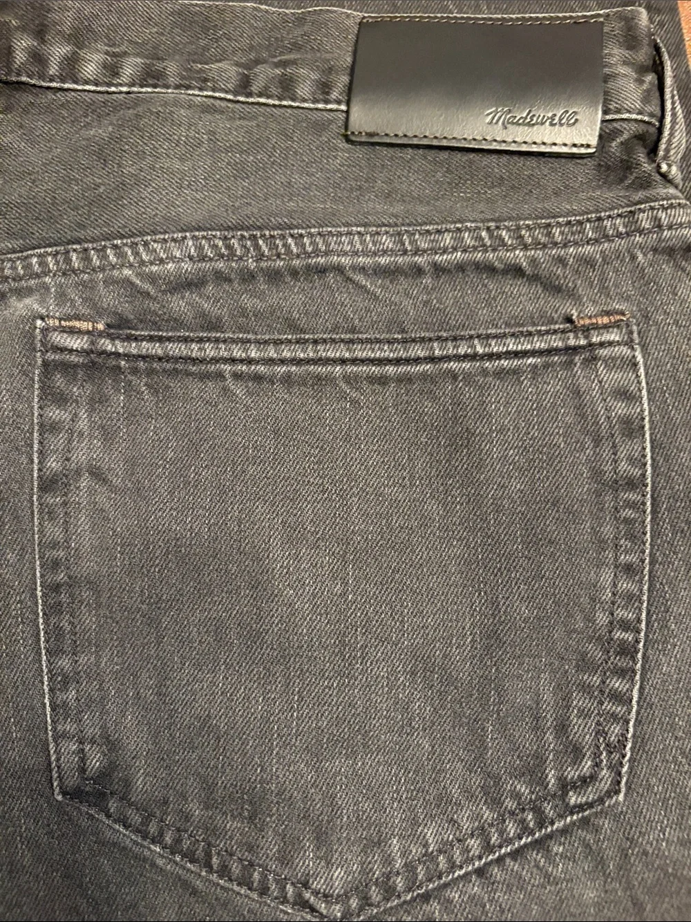 Madewell men’s The Slim Straight Jean rigid fairmount wash NY962 Sz 34 X 30 NWT